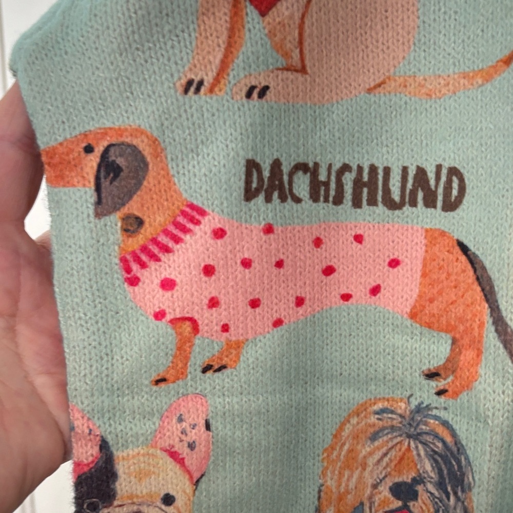 Dog Print Women's Top - Picture 6 of 13